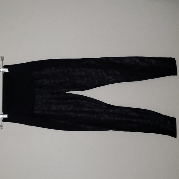 90 degrees black floral leggings - Picture 1 of 6